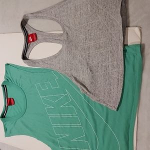 2 Vintage Women's Nike Red Tag Tank Tops 💥💥VGVC Size SP